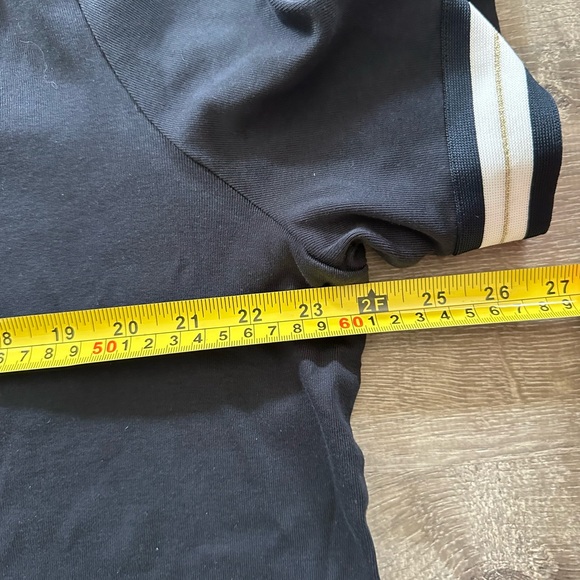 NWT Blue with gold and white trimmed sleeves women’s size 2xl t-shirt - Picture 2 of 9